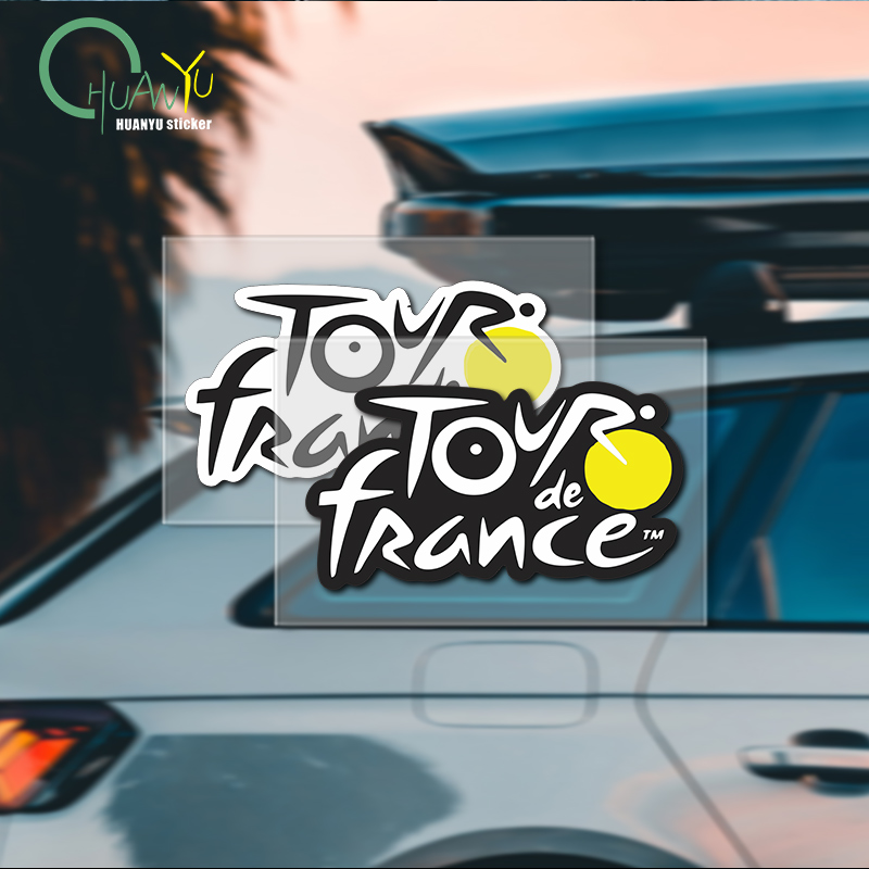 Mountain Biking France - Stiker logo Tour de France untuk