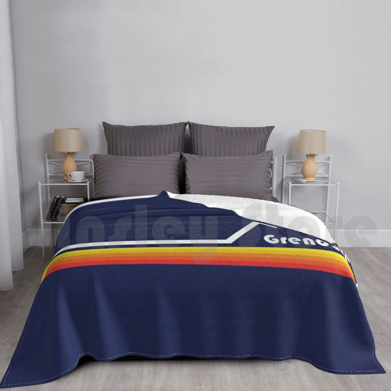 Mountain Biking France - Grenoble, Prancis Selimut Untuk Sofa Tempat