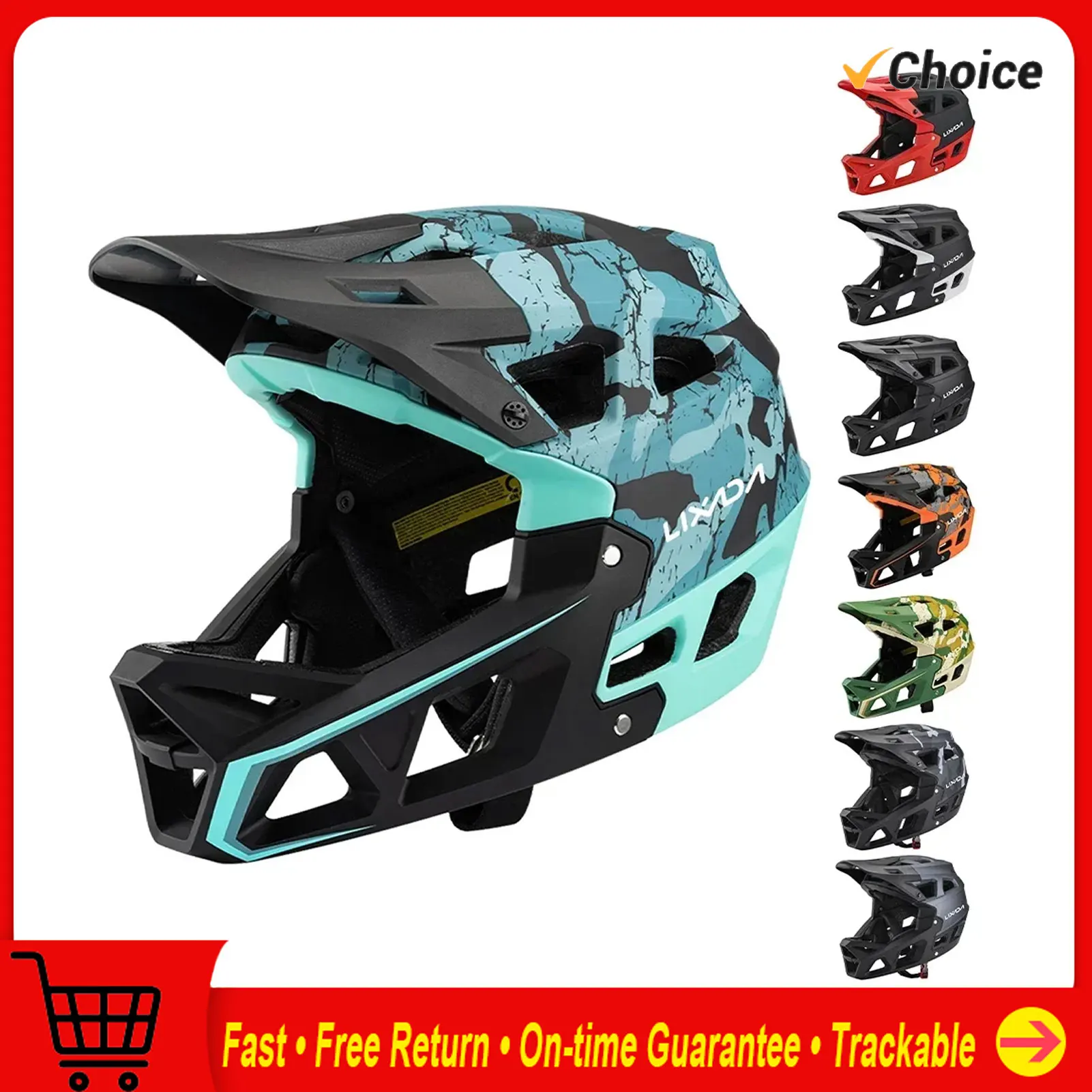 Mountain Biking Gear For Men - Helm Sepeda Gunung Full Face MTB