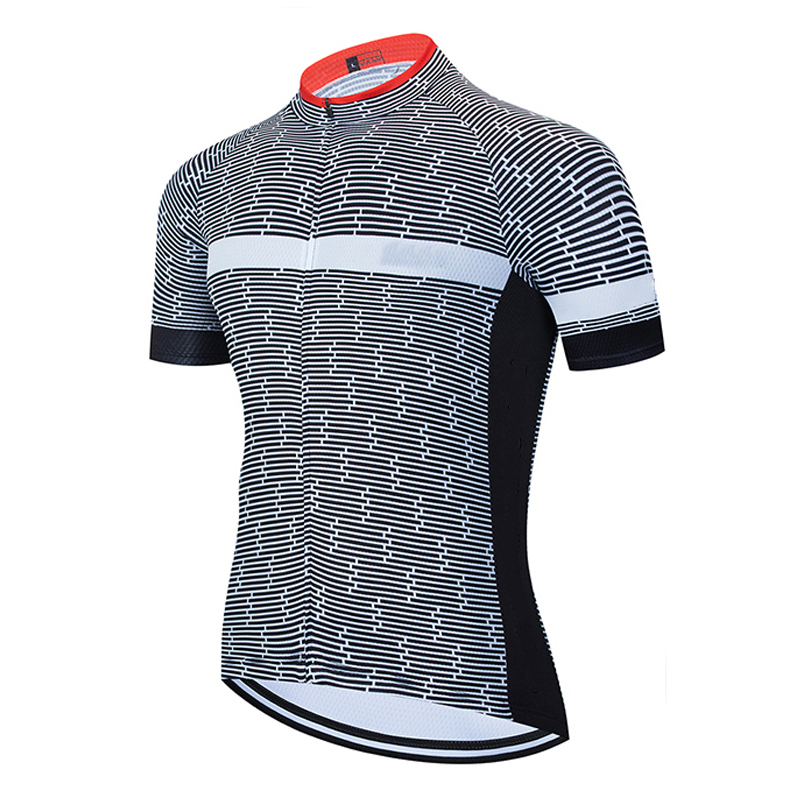 Mountain Biking New Jersey - Jersey bersepeda pria, pakaian bersepeda musim