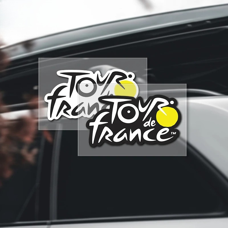 Mountain Biking France - Stiker logo Tour de France untuk