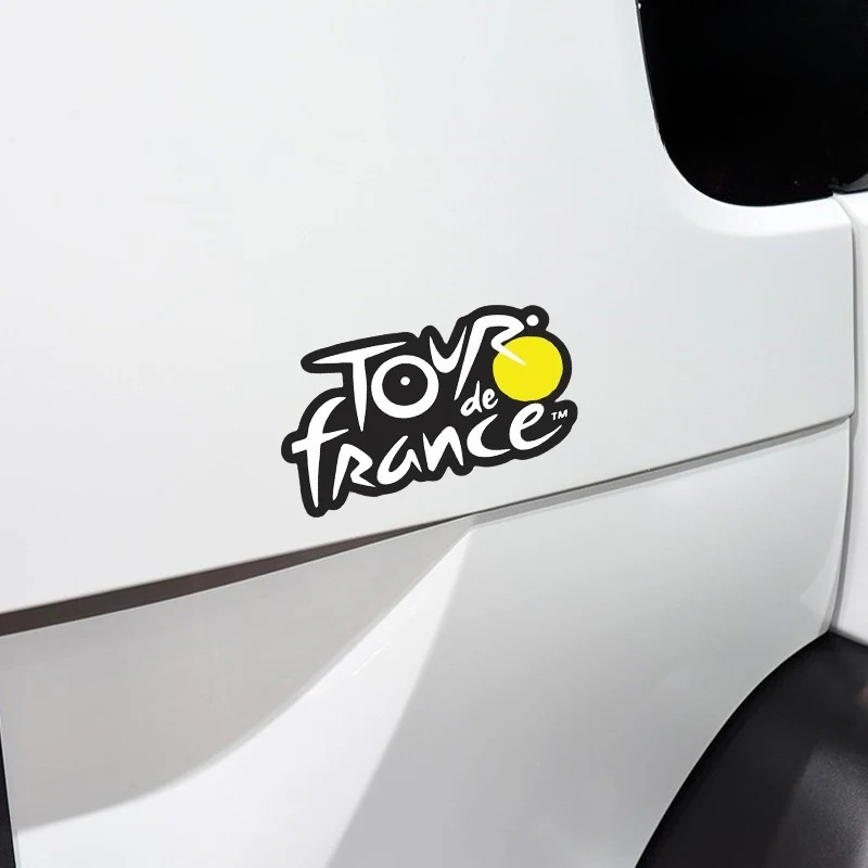 Mountain Biking France - 1 Buah Stiker Vinil Logo Tour