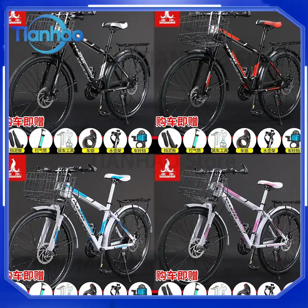 Mountain Biking Gear For Men - Sepeda Gunung dengan Keranjang Depan untuk