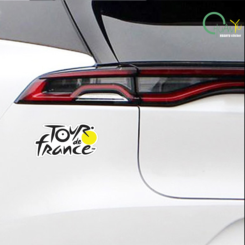 Mountain Biking France - 1 Buah Stiker Vinil Logo Tour