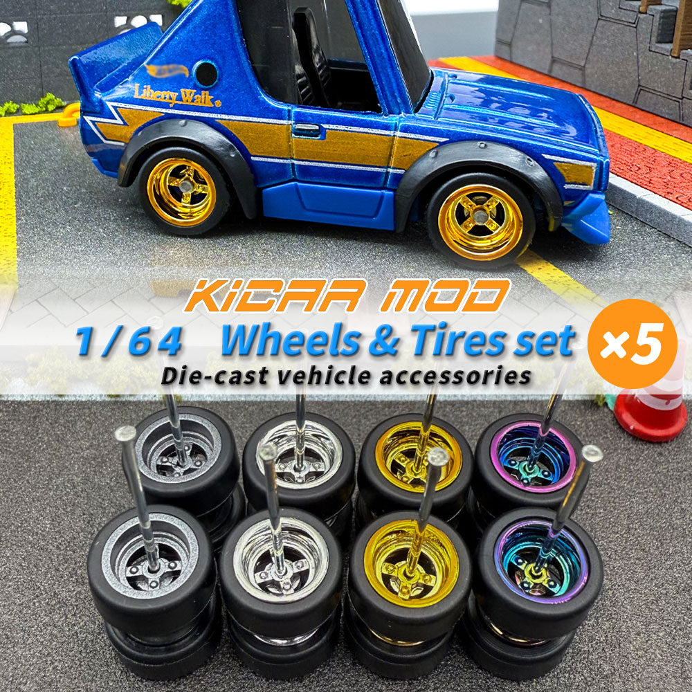 Tire Insert Foam - Roda Model 1/64 yang Dapat Dilepas,