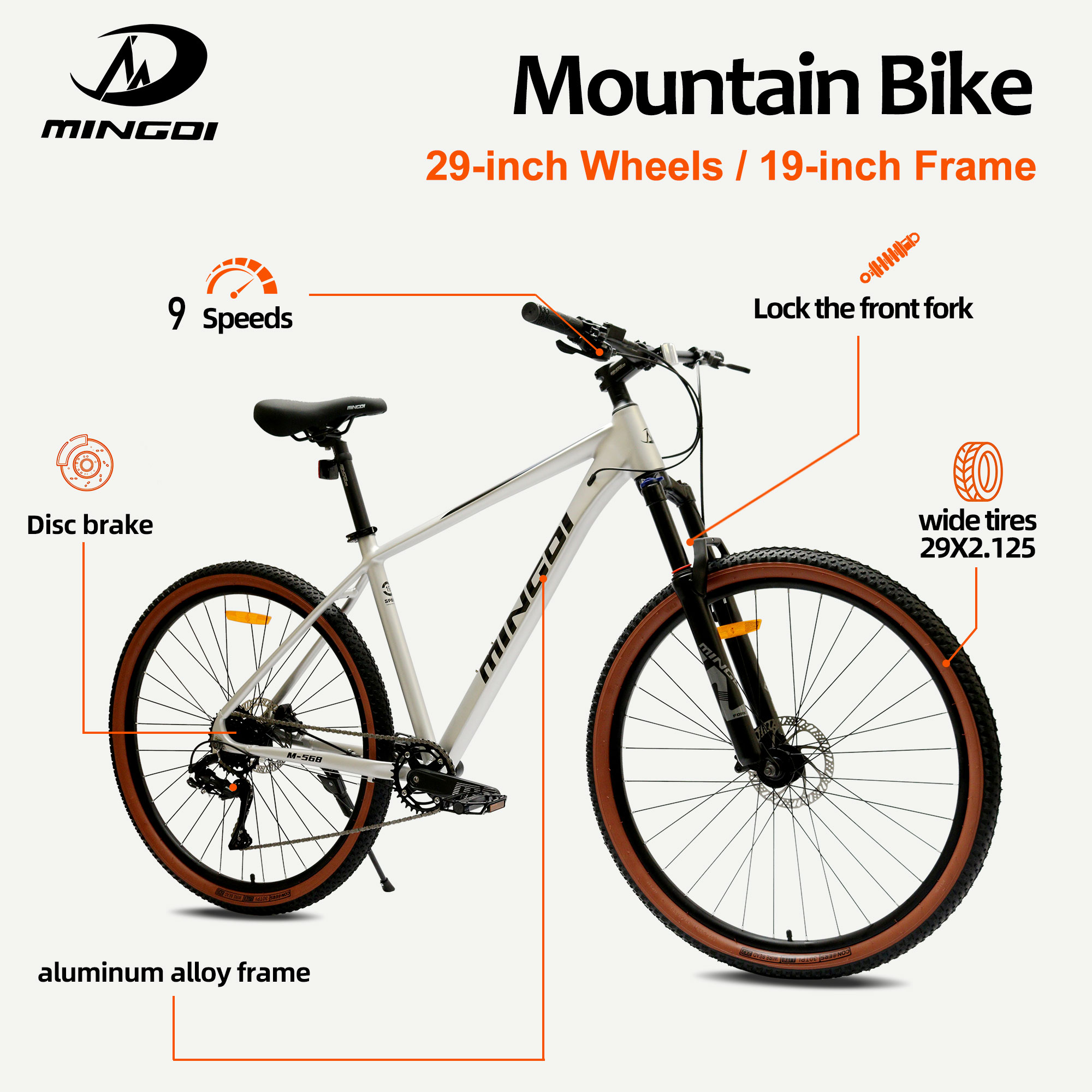 Mountain Biking Gear For Men - Sepeda Gunung 29 Inci, Rangka 19