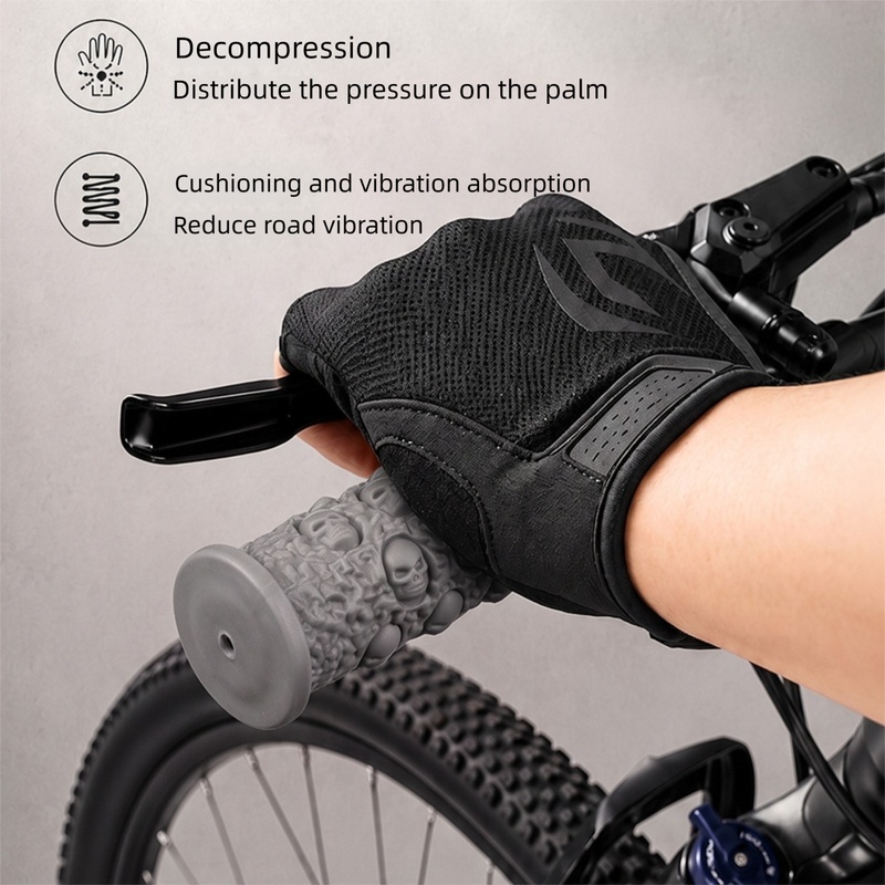 Pegangan Setang Sepeda, Pegang - Mountain Biking Gloves ulasan dan harga
