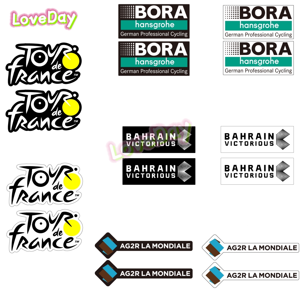 2 Buah Stiker Sepeda Tour De F - Mountain Biking France ulasan dan harga