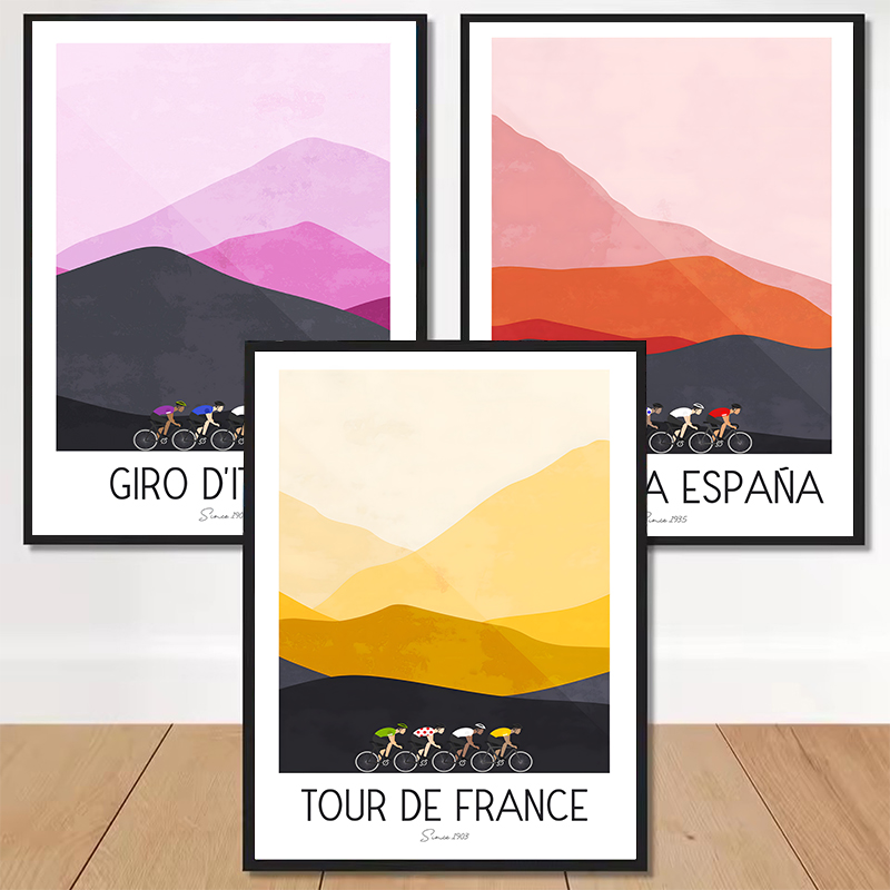 Poster Sepeda Gunung Tour De F - Mountain Biking France ulasan dan harga