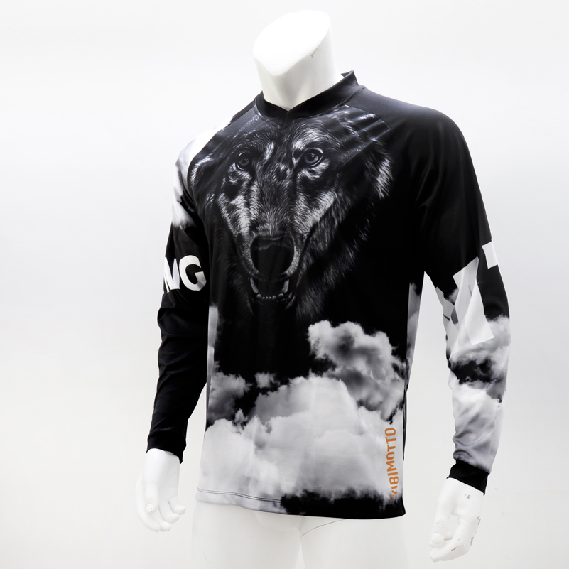 Kaus Oblong Sepeda Gunung Moto - Mountain Biking New Jersey ulasan dan harga